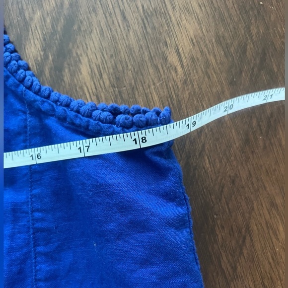 J.Crew Blue  Women's Top size 12 - Picture 7 of 7